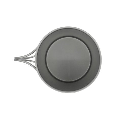 Kuvik Double-Walled Titanium Mug 450ml (15.2 oz) - Ultralight and Compact Mug for Backpacking, Camping, and Everyday Use