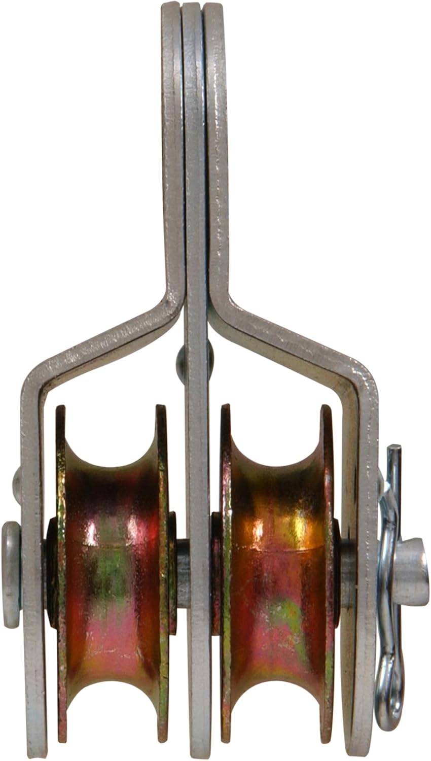 Hardware Essentials Double Sheave Fixed Pulley (1-1/2")