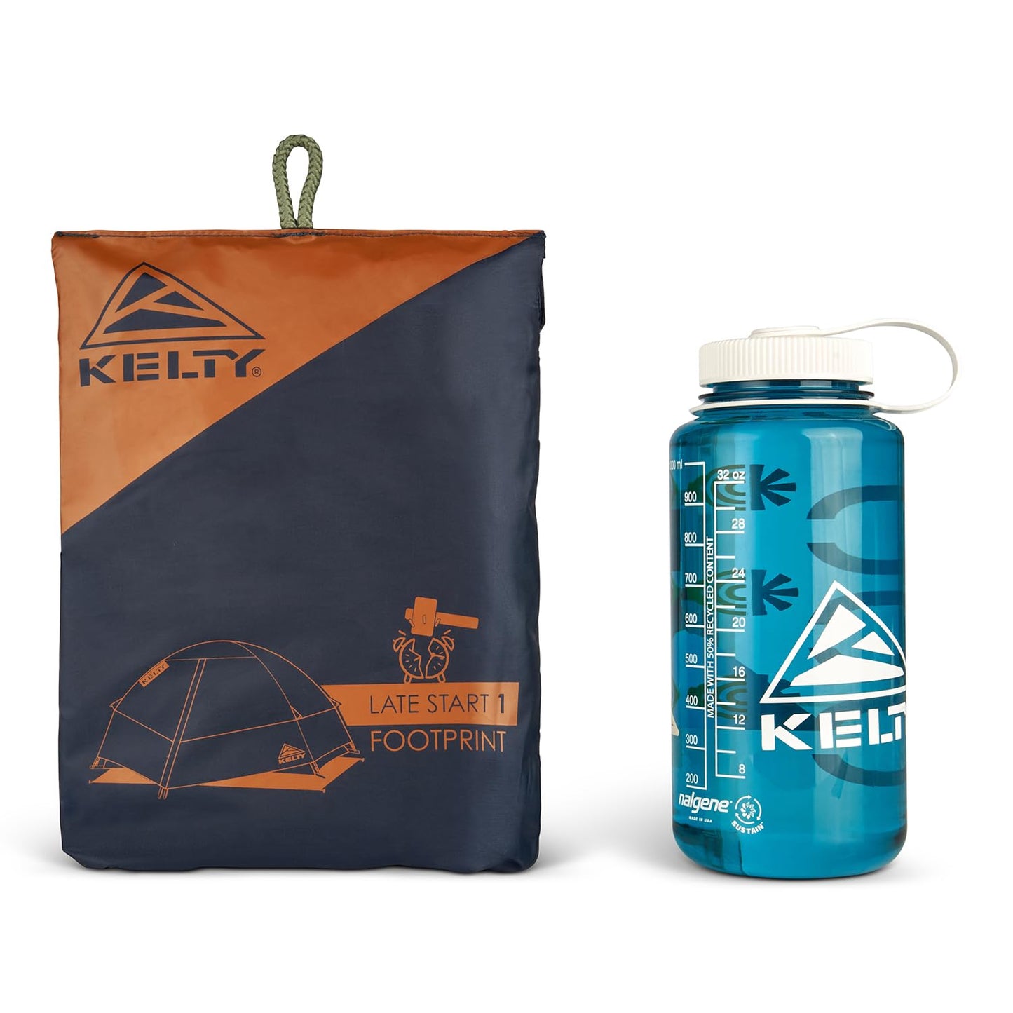 Kelty Late Start Tent Footprint (Footprint ONLY) – Lightweight, Water Resistant, Fitted Ground Sheet, Updated for 2024 (2P)