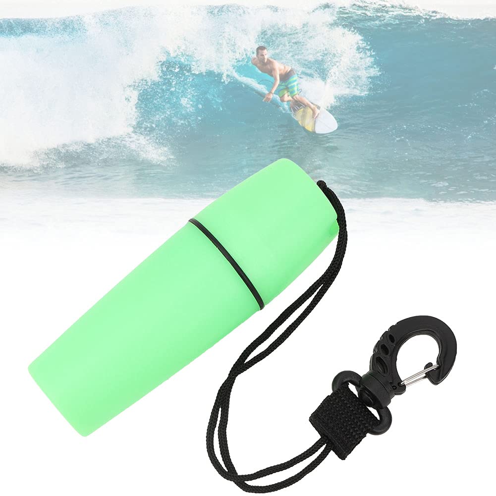 Qiilu Money Holder Money Holder for Swimming Abs Portable Sealing Water Container Bottle with Buckle for Diving Snorkeling Surfing(Green) (Green)