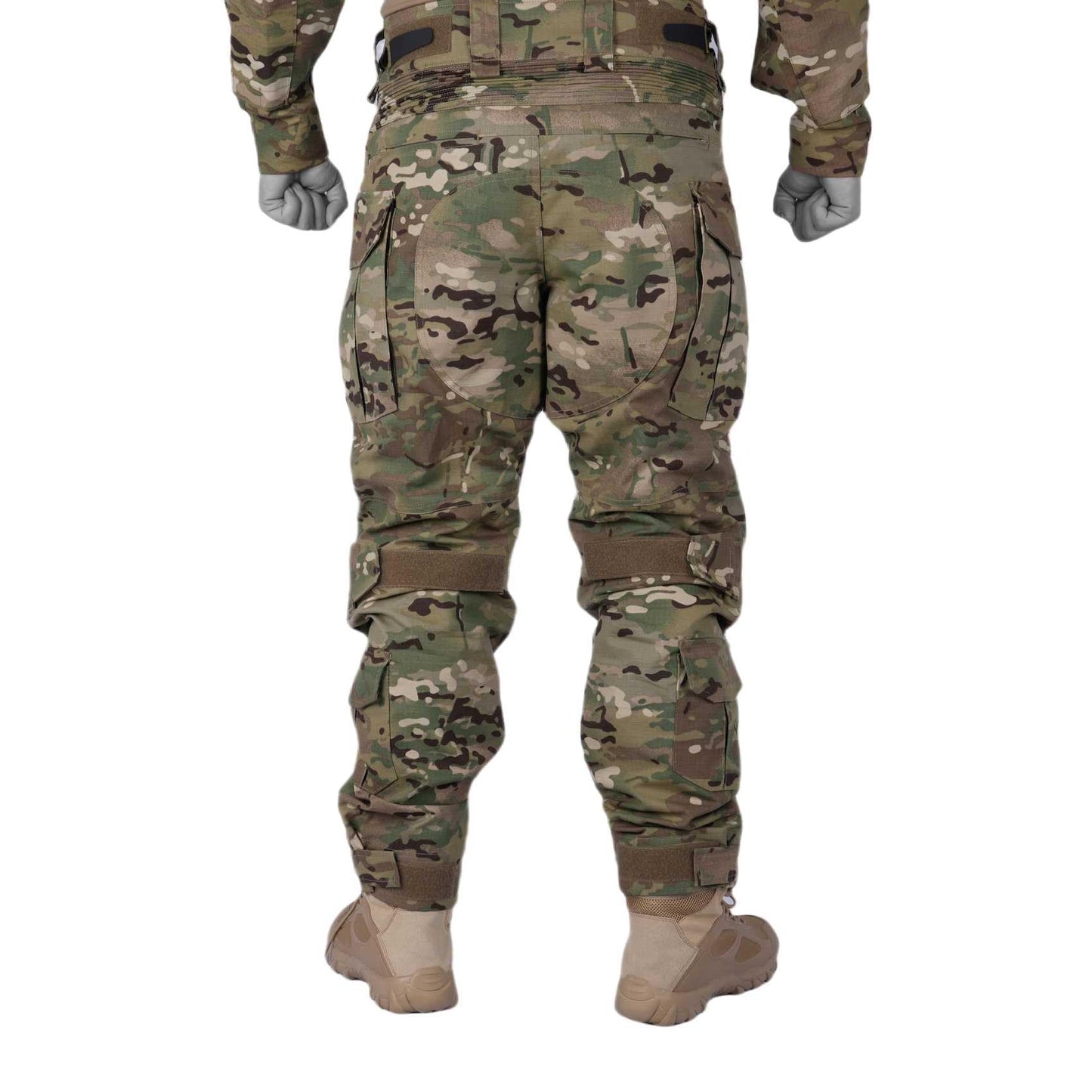 G3 Combat Pants,Military Tactical Pants,Outdoor Hunting Paintball Game Training Pants with Knee Pads (40) Multicam
