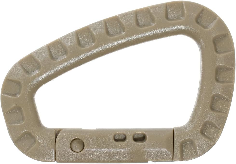 West Coast Paracord Tactical Carabiner Keychain – Hard Polymer, Lightweight Utility Hook
