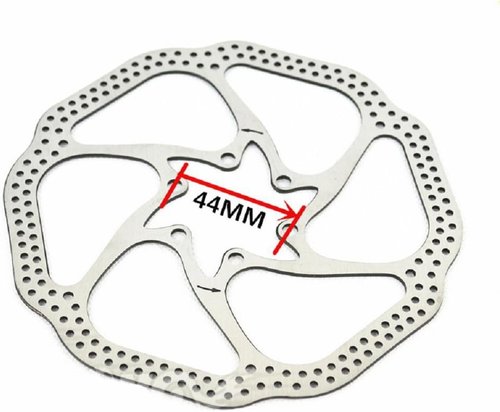 HemeraPhit 2pcs Mountain Bike Rotors Bicycle Brake Disc Stainless Steel Rotors with Free 12 Bolts (180mm)