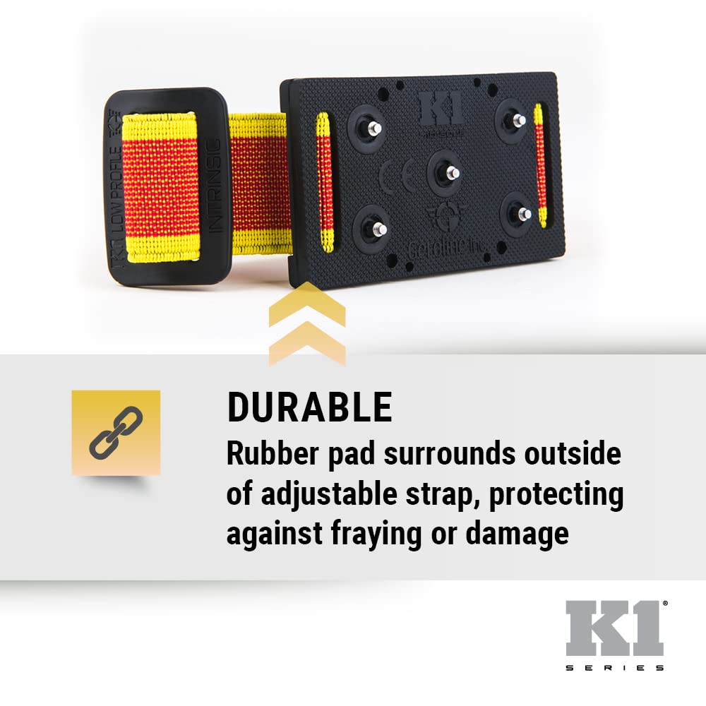 K1 Mid-Sole Ice Cleats for Men & Women - Rotatable Traction Aids For Winter Snow - Hi Vis - Low Profile