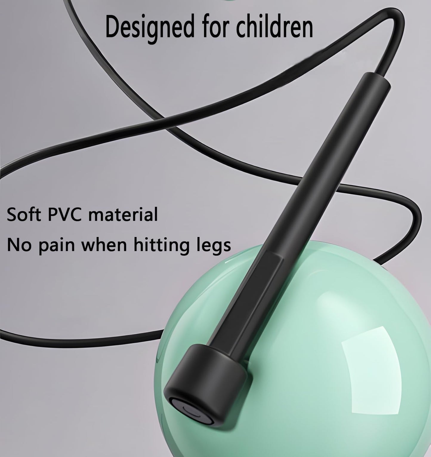 Jump Rope for Fitness Adjustable PVC 10ft Length Perfect Speed Jump Rope for Kids Ideal for Developing Coordination and Stamina - Also Great as a Speed Rope for Men