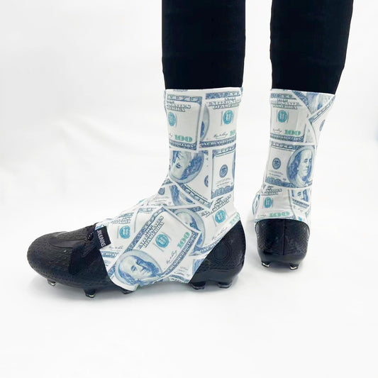 JINJUNINS Spats Cleat Covers Sublimation Printing (Money, S)