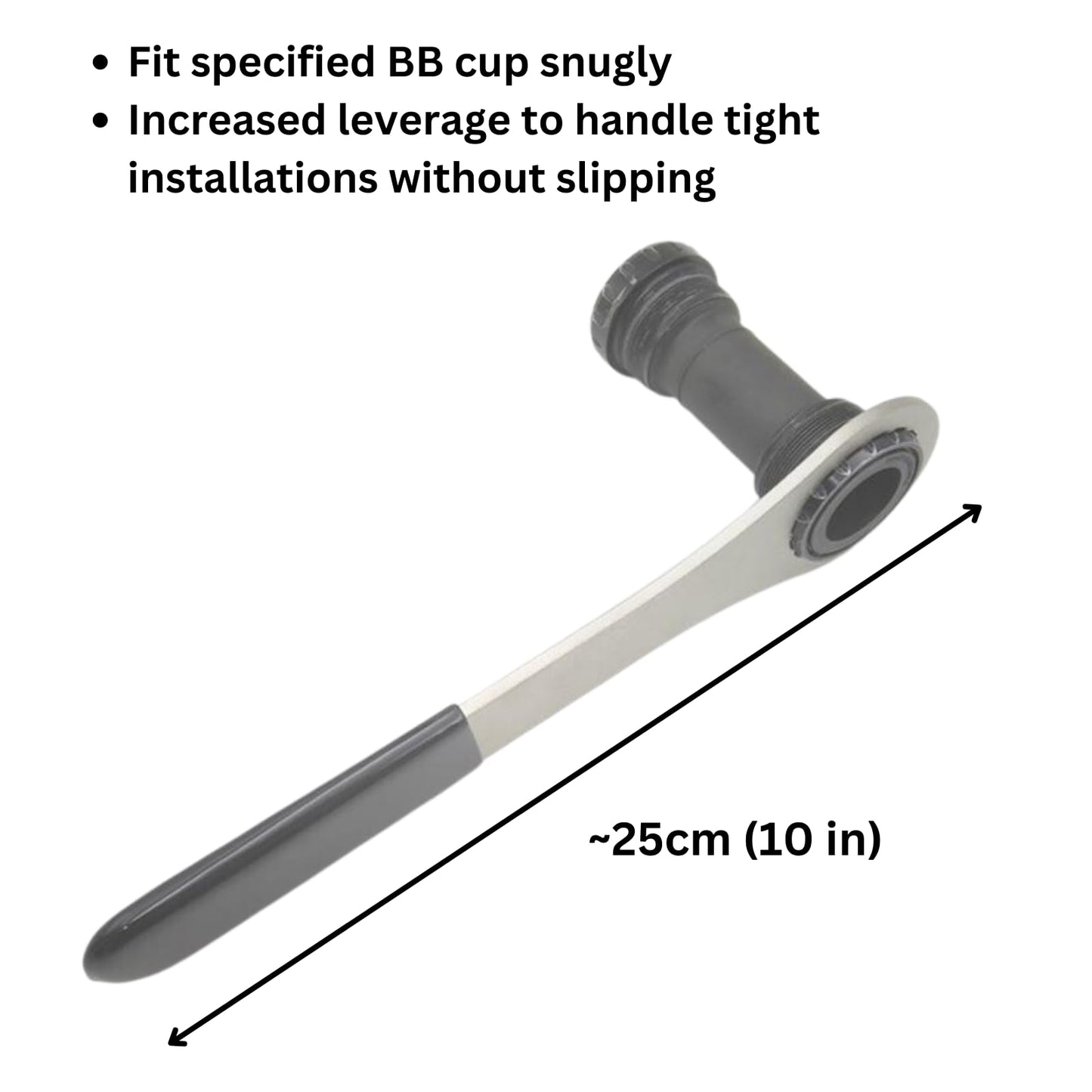 Juscycling Bottom Bracket Tool for 16-Notch 39mm OD Threaded BB, Compatible with Shimano Dura Ace and XTR