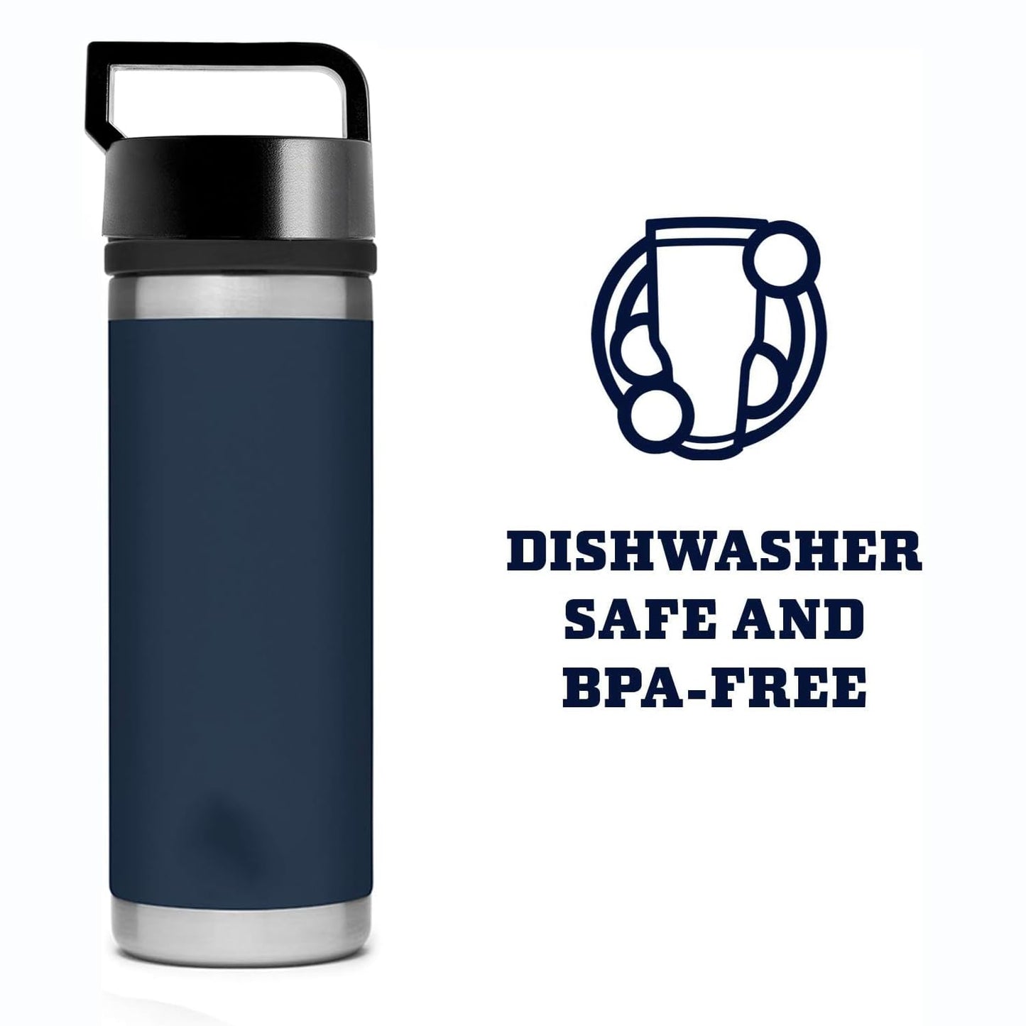 ZUIHUI Chug Cap for Yeti Rambler Bottle 18 oz, 26 oz, 36 oz, 64 oz, Fits all YETI Rambler Bottle models(1 Pack)