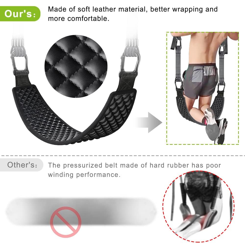 Kipika Pull Up Bands & Dip Belt with Weight Plate Holder - Durable, Adjustable Home Gym Equipment