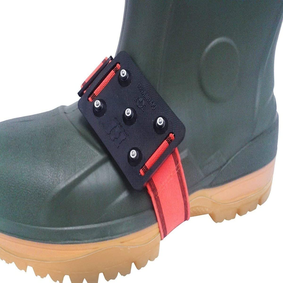 K1 Mid-Sole Ice Cleats for Men & Women - Rotatable Traction Aids For Winter Snow - Hi Vis - Low Profile