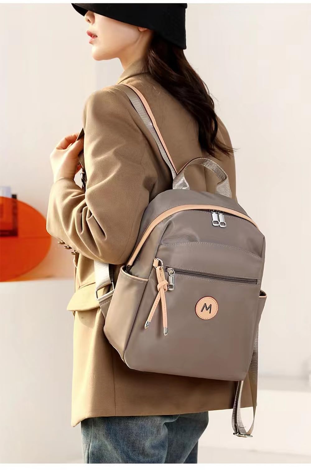 go-done 12L Mini fashion Backpack,Small Nylon backpacks for Ladies Backpacks Women shopping Backpack(Small size)