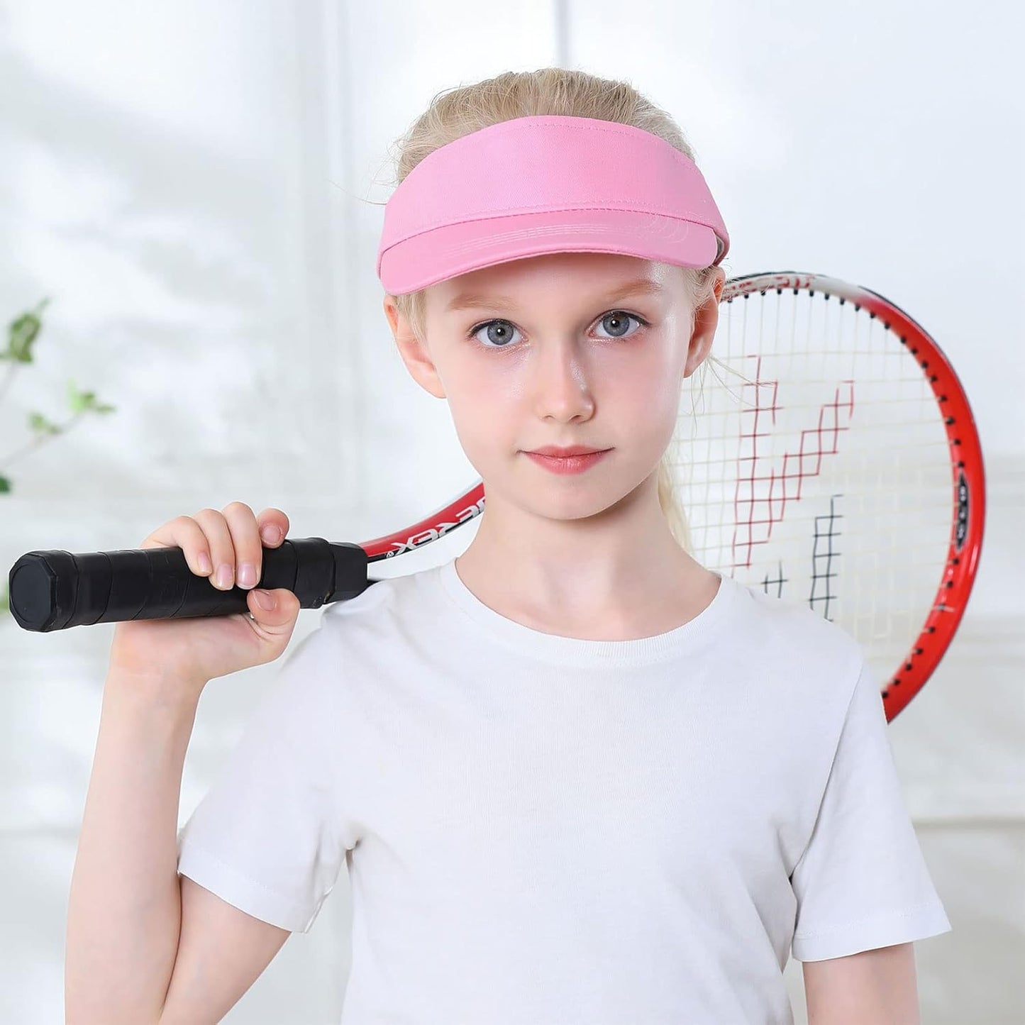 Kids Adjustable Sun Visor Hat | Cotton Athletic Cap for Girls & Boys