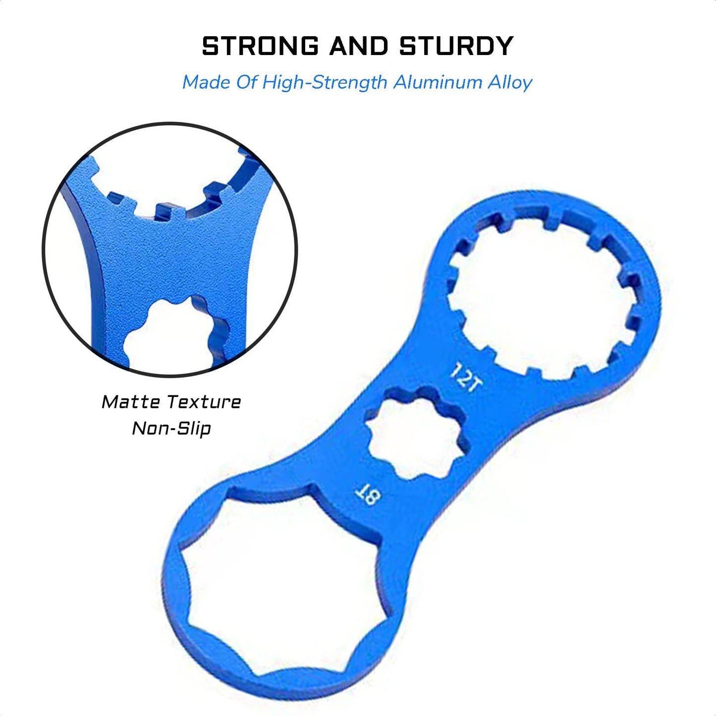 KIEVODE Bike Front Fork Repair Tool for SR Suntour XCR/XCM/XCT/RST Suspension Forks Cap Removal and Installation Wrench Spanner for Mountain Road Bicycle MTB