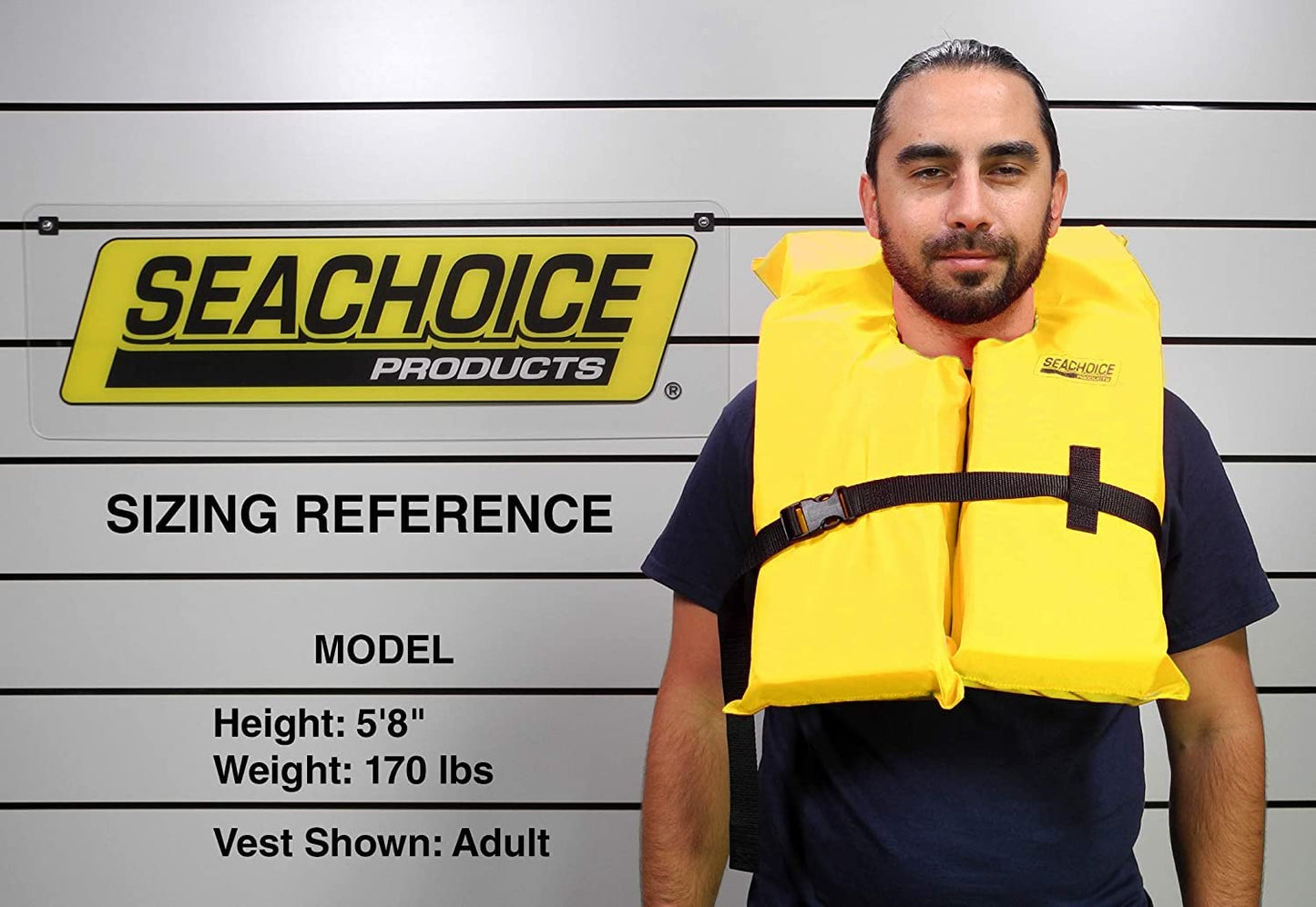 Seachoice Adult Type II Life Vest 4-Pack with Storage Bag, Yellow