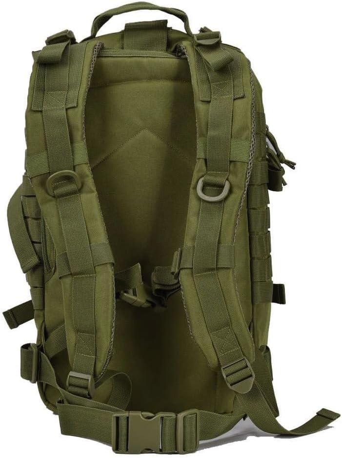 REEBOW GEAR Military Tactical Backpack for Men Large 34L Army 3 Day Assault Pack Molle Bag Backpacks (34L, Black)