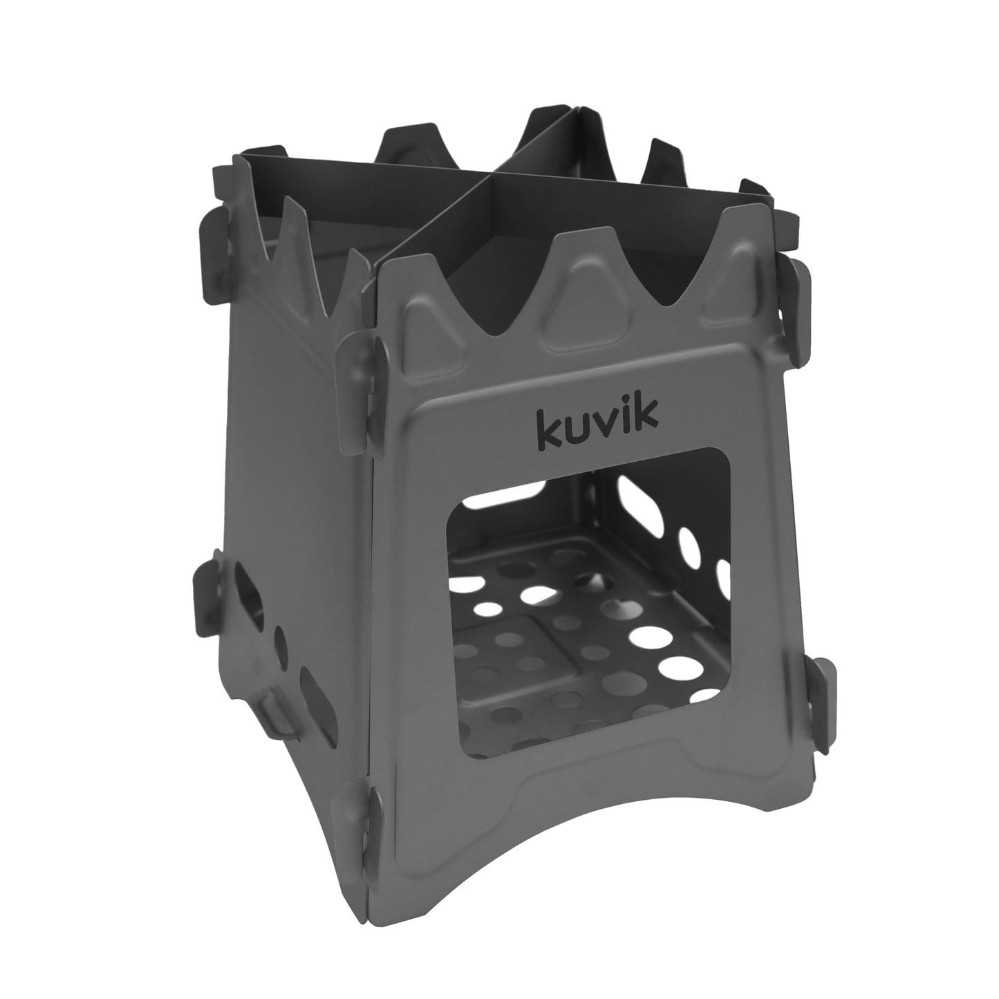 Kuvik 550ml (18.6 oz) Titanium Cup & Titanium Wood Stove Bundle