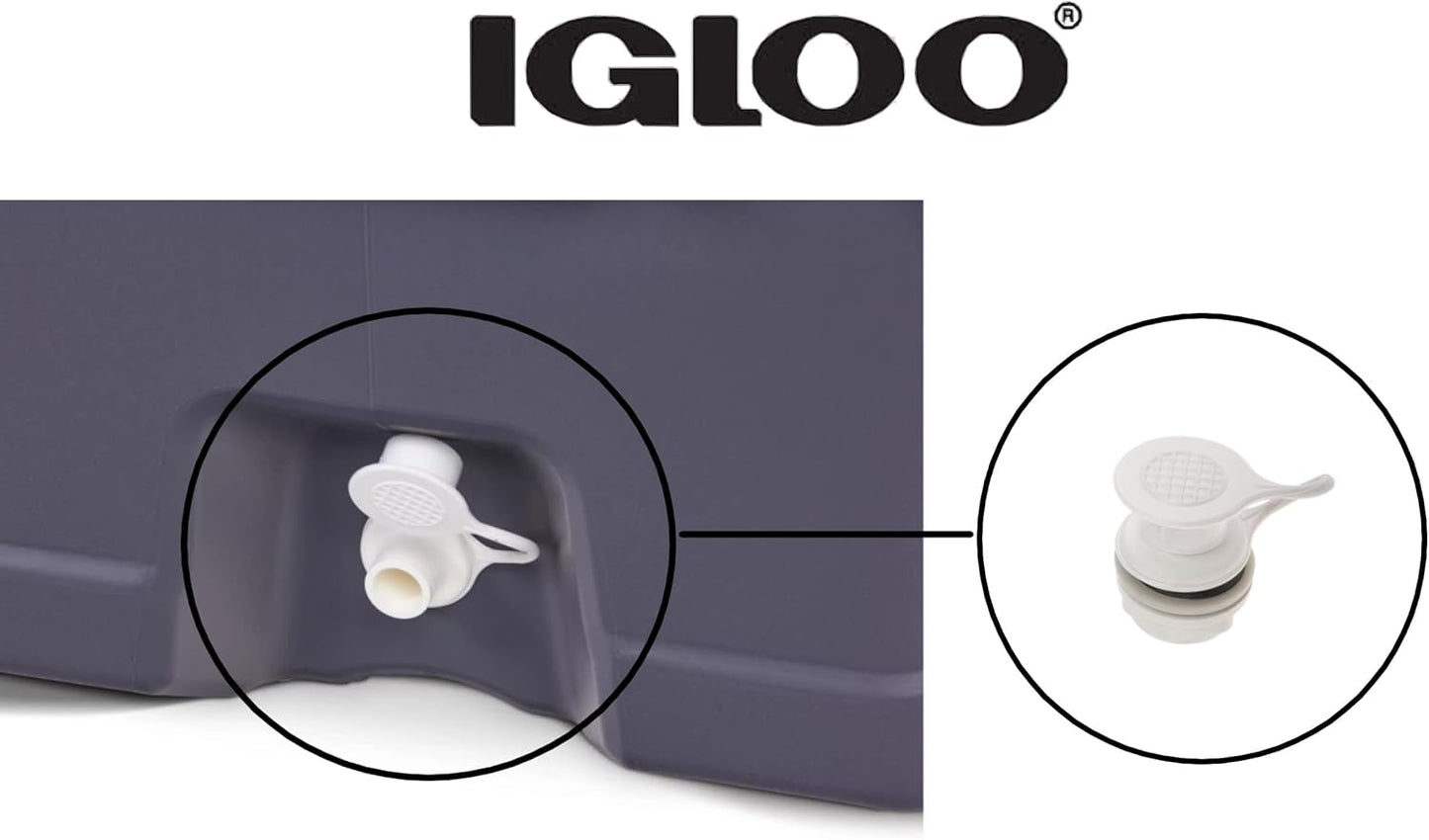 Igloo Cooler Replacement Standard Triple Snap Drain Plug (2pk)