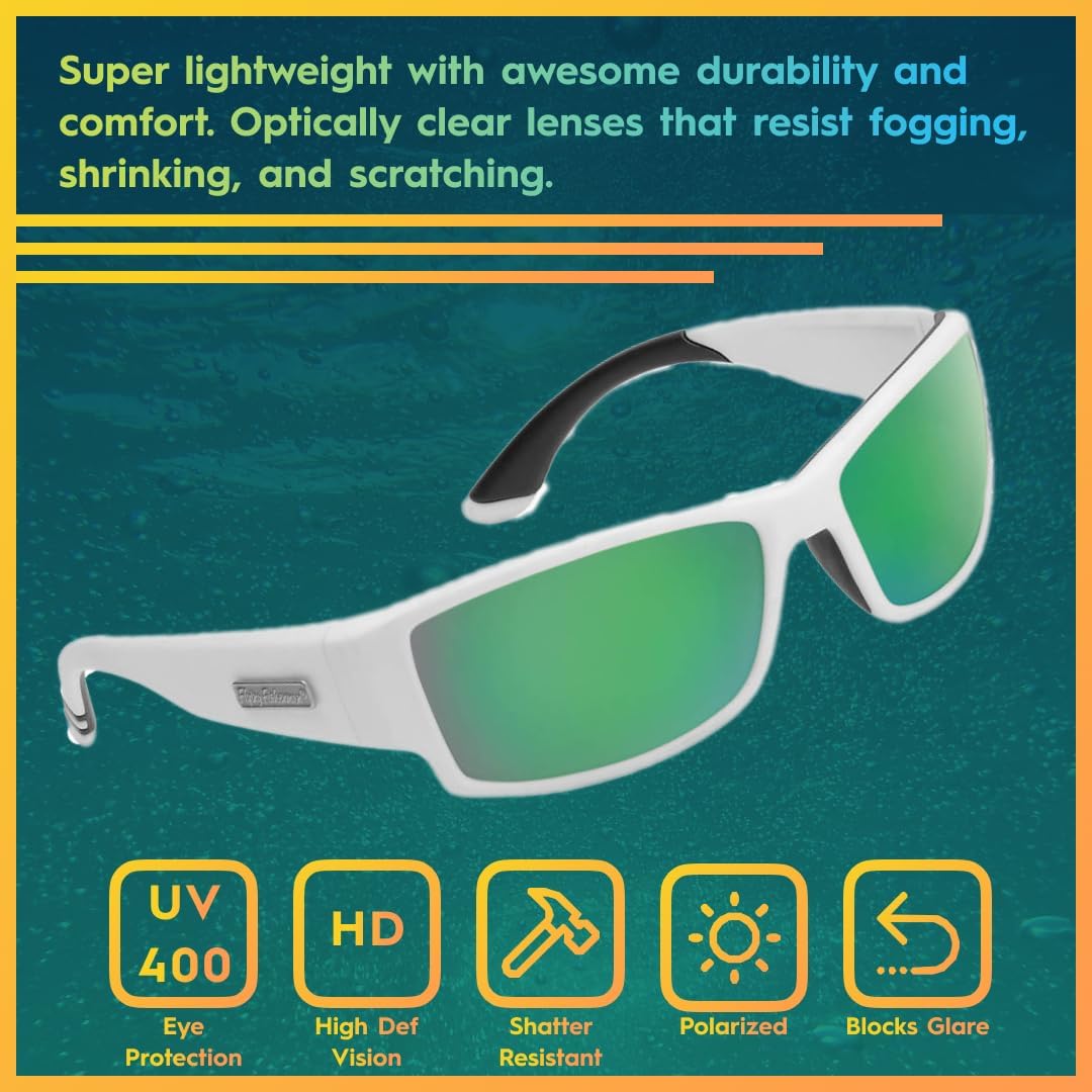 Flying Fisherman Razor Polarized Sunglasses with AcuTint UV Blocker for Fishing and Outdoor Sports