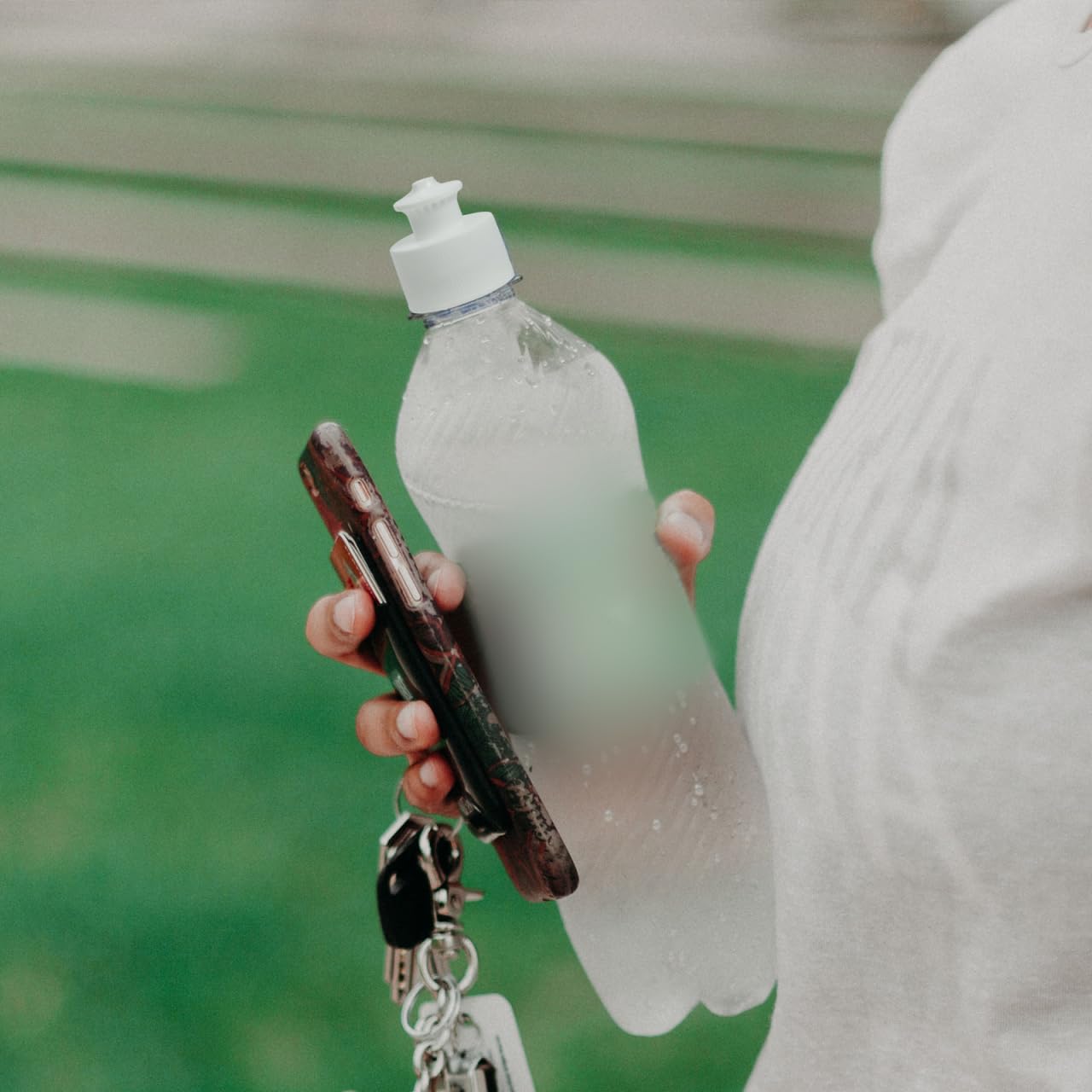 20Pcs 28mm Leak-Proof Sports Bottle Lids - Push-Pull Design for Gym & Outdoor Water Bottles