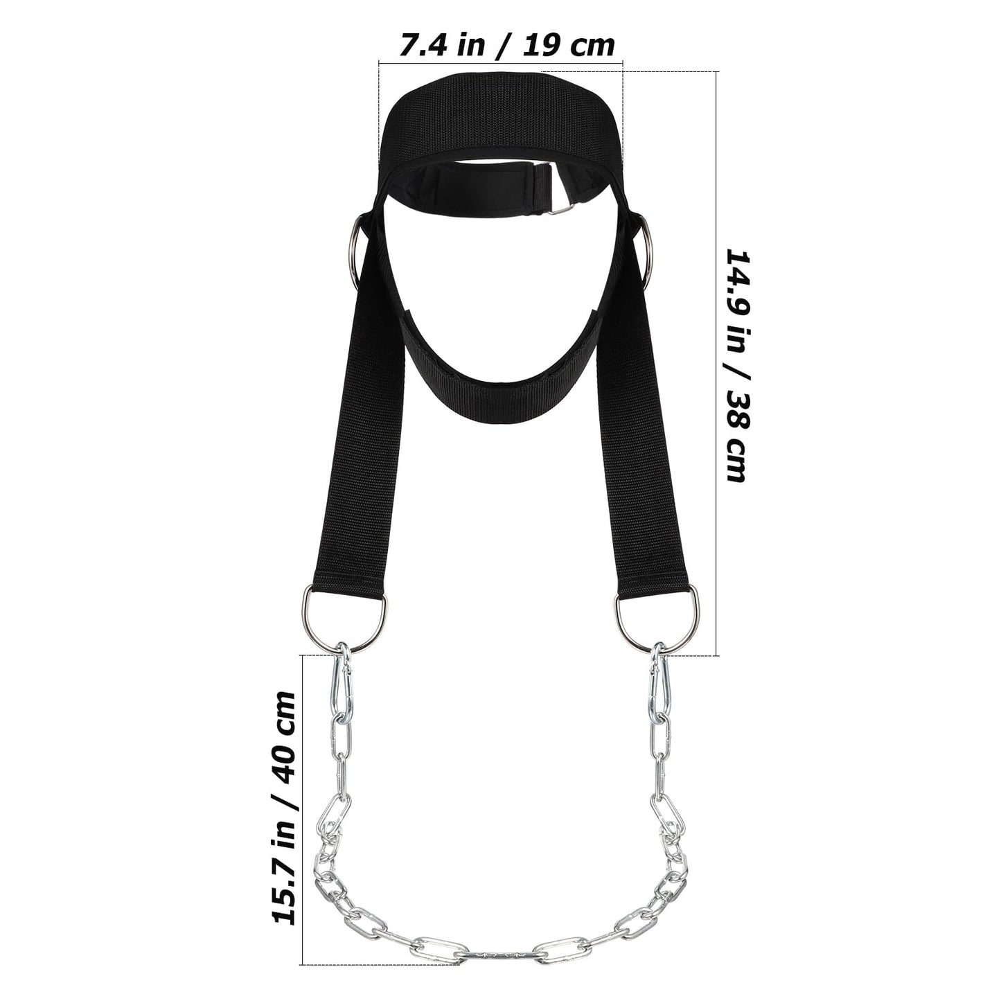 Toddmomy Shoulder Weight Training Neck Trainer Sports Headbands Weight Lifting Head Harness Fitness Equipment Black The Shoulder Neck Exercise Harness