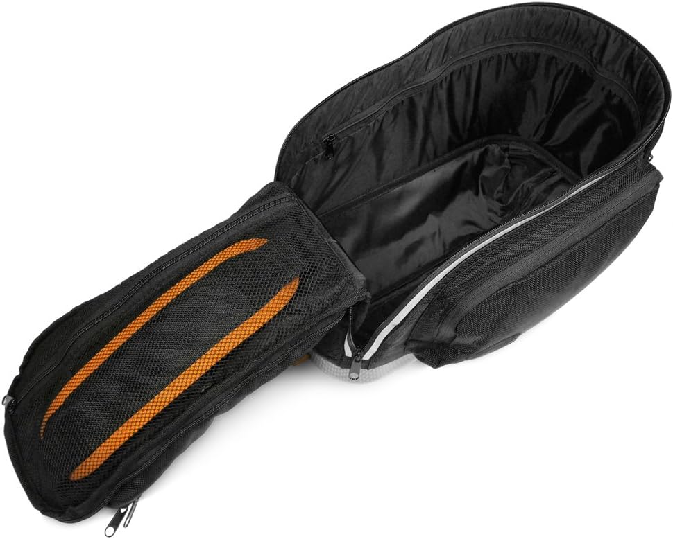Ibera 2 in 1 PakRak Commuter Bicycle Trunk Bag with Expandable Panniers, Clip On Quick Release Design and Detachable Shoulder Strap
