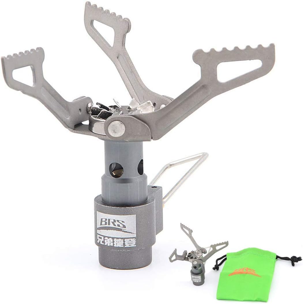 BRS Outdoor BRS-3000T Ultra-Light Titanium Alloy Miniature Portable Picnic Camping Gas Cooking Stove Portable Ultralight Burner 25gram