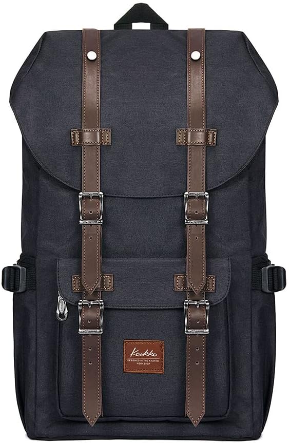 KAUKKO Backpack, (Black (E5-3), 45 x 27 x 17cm (HxBxT)