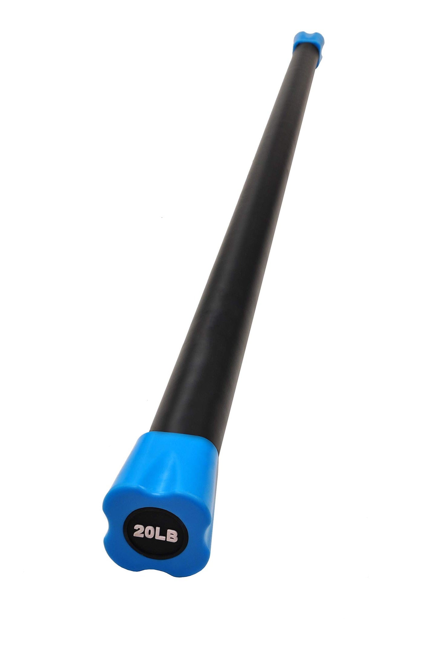 Fitvids Total Body Workout Weighted Bar Weighted Workout Bar Weighted Exercise Bar, 20-Pound