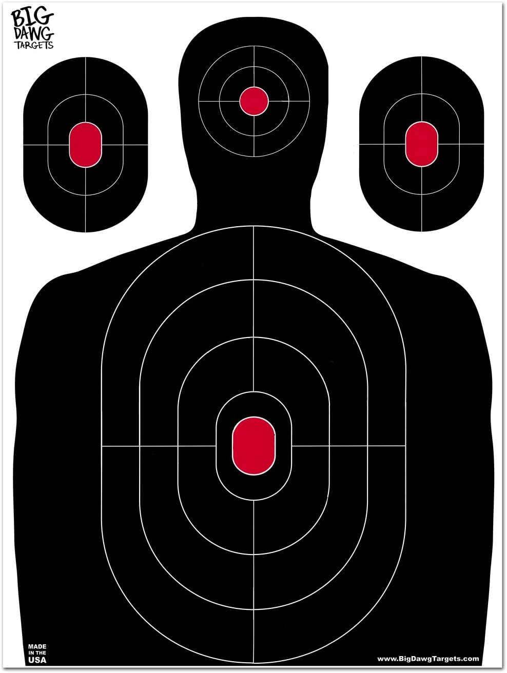 18 X 24 Inch Silhouette Reactive Splatter Shooting Target