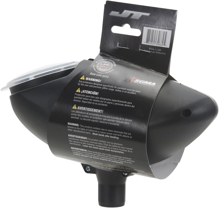 JT Paintball Hopper, Black, XX-Large