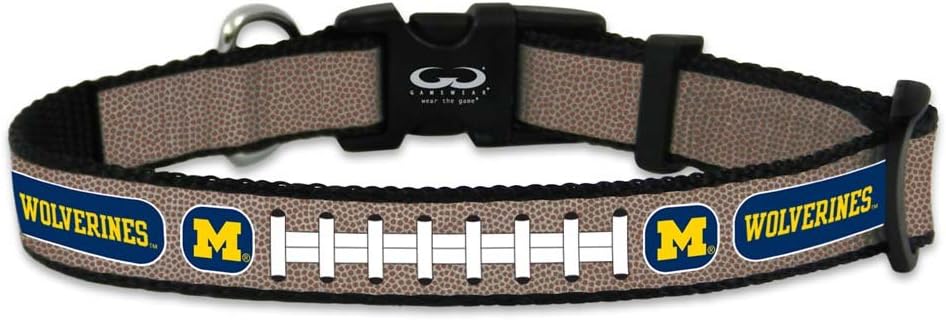 GameWear NCAA Michigan Wolverines Reflective Football Collar