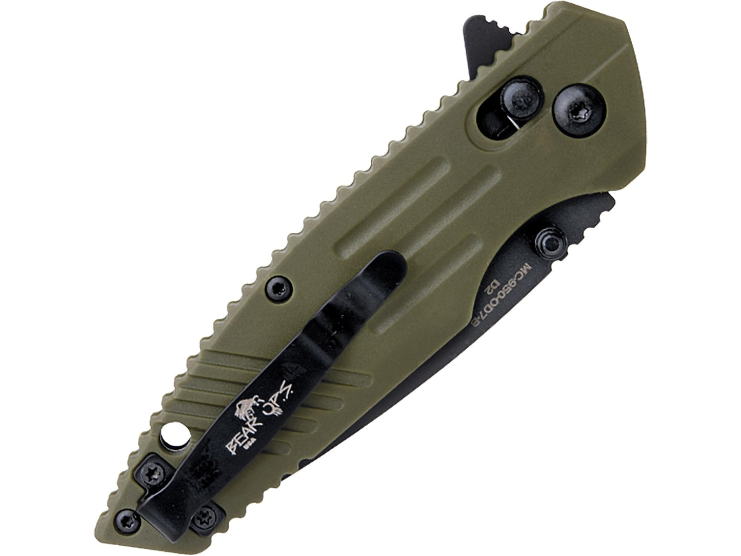 Rancor IX Slide Lock Flipper Knife 4-3/8" Blade - OD Green