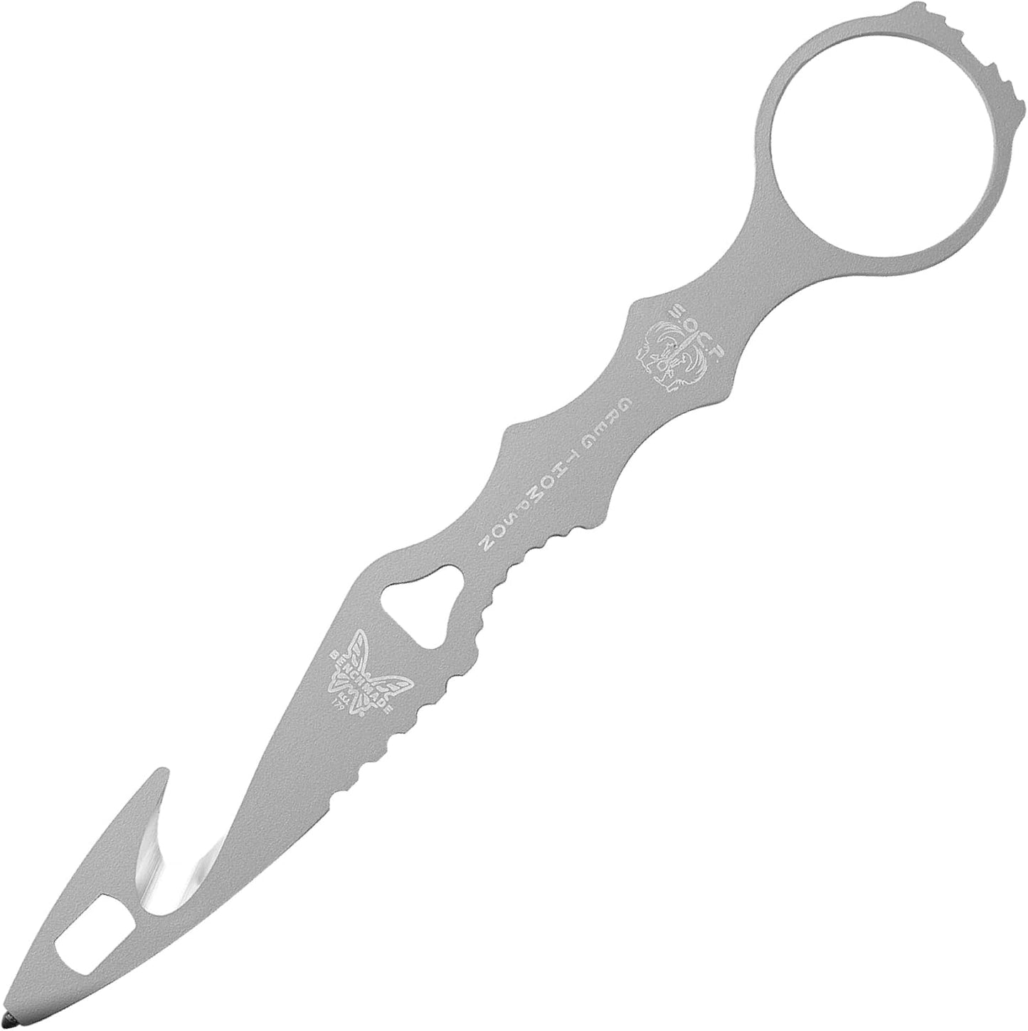 Benchmade - SOCP 179 Rescue Tool with Black Sheath, Hook, Oxygen Wrench, and Carbide Glass Breaker (179GRY)