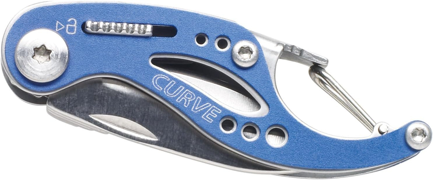 Gerber Gear Curve Multi-Tool - 6-in-1 Screwdriver and Pocket Knife Set - EDC Gear Multi-Tool Keychain