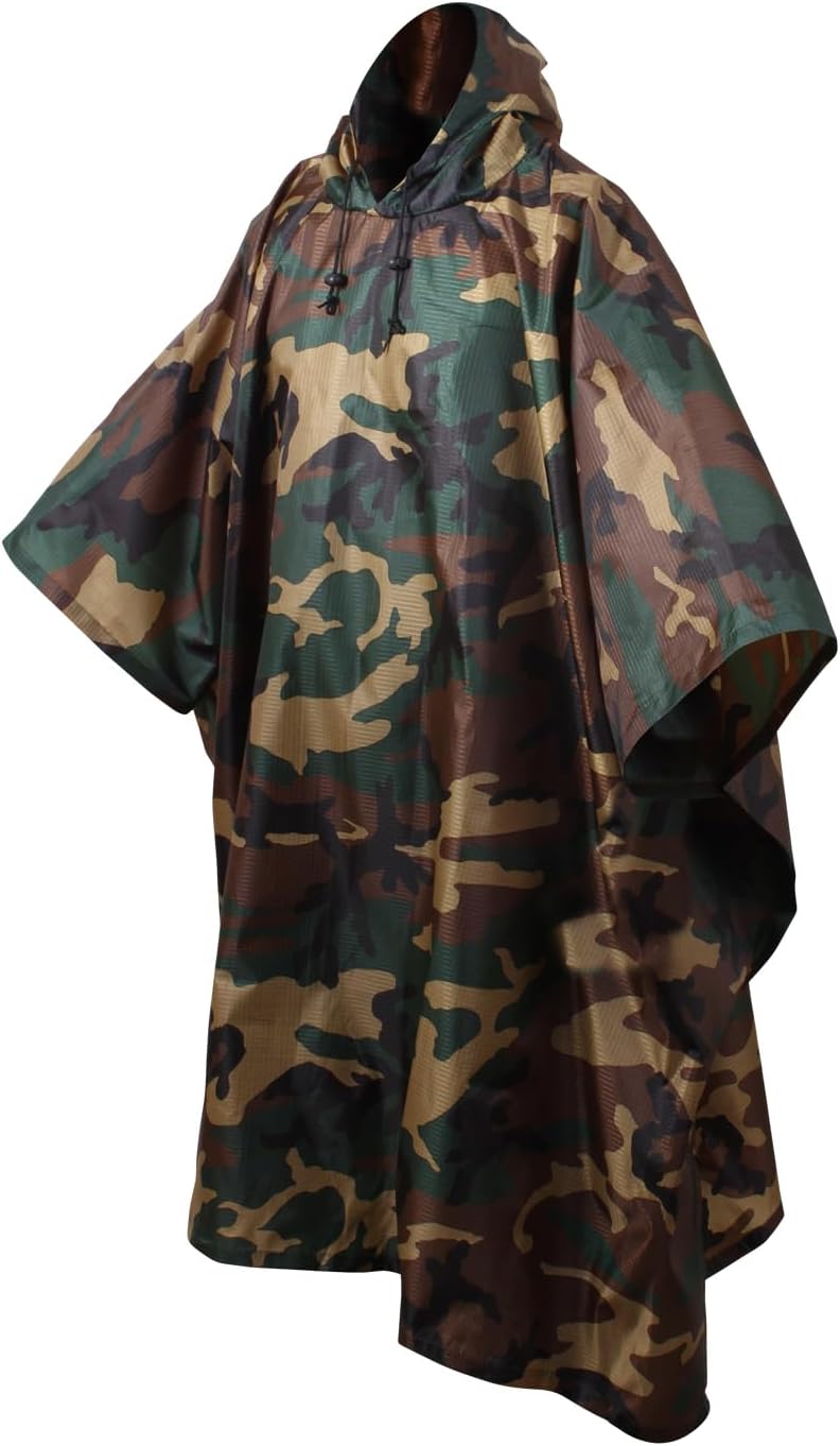 Rothco G.I. Type Military Rip-Stop Poncho