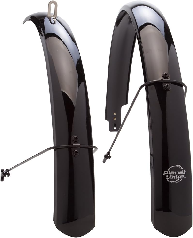 Planet Bike Full bike fenders - 26" x 60mm (black)- Fits Up to a 50mm Wide Tire