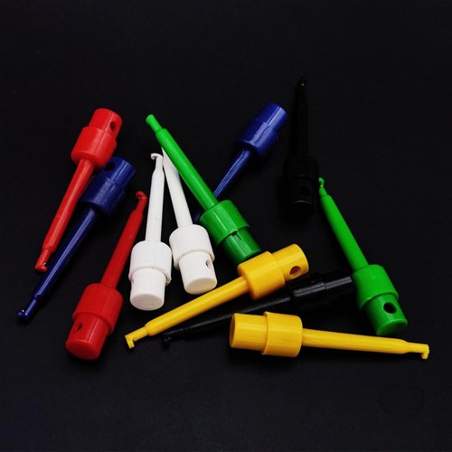 Leewoth 12pcs Hackle Pliers for Fly Tying Plastic Fly Hook Hackle Pliers Fishing Lures Or Hooks Display