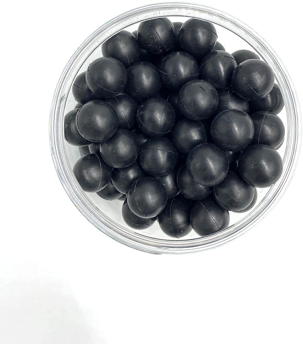 20 x Premium Quality .68 Caliber Hard Rubber Balls 3.9 gr. Heavy Powerballs Resuable Paintballs for Self & Home Defense Pistols