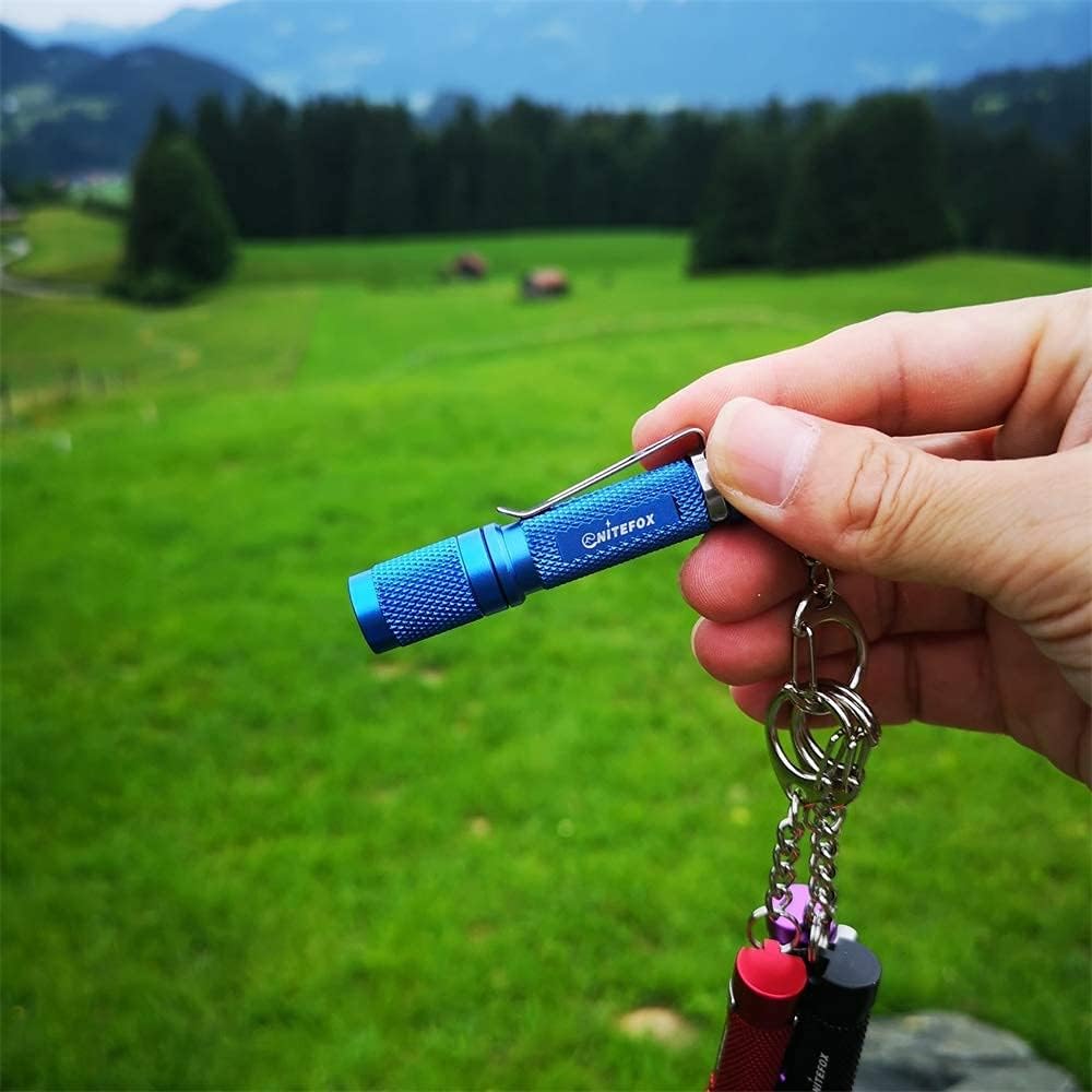 K3 Mini Keychain Flashlight AAA Small Keychain Light Bright 150 Lumens with Diffuser Clip,Multipurpose Pocket Light as Candle Hat Lamp Camp Lantern for Everyday EDC Dog Walking Hiking Camping