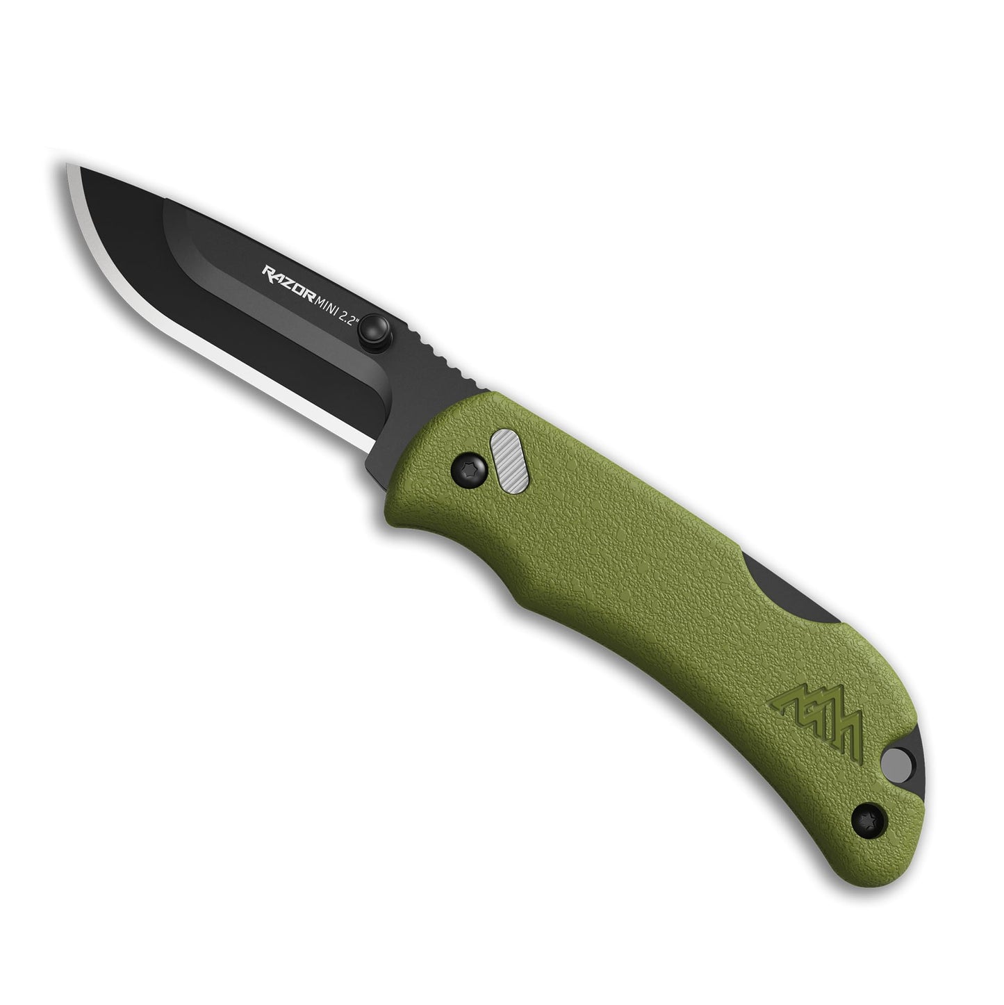 OUTDOOR EDGE Razor Mini Folding Pocket Knife - Compact 2.2" EDC with RazorSafe Replaceable Blades - Perfect Small Everyday Carry Knife for Men Women - Includes 2 Replaceable Drop Point Blades