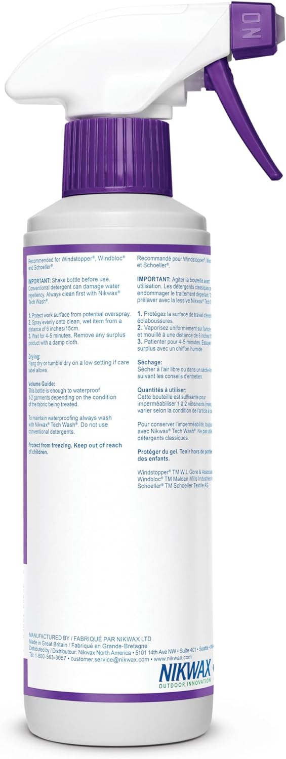 Nikwax Softshell Proof, Spray-On