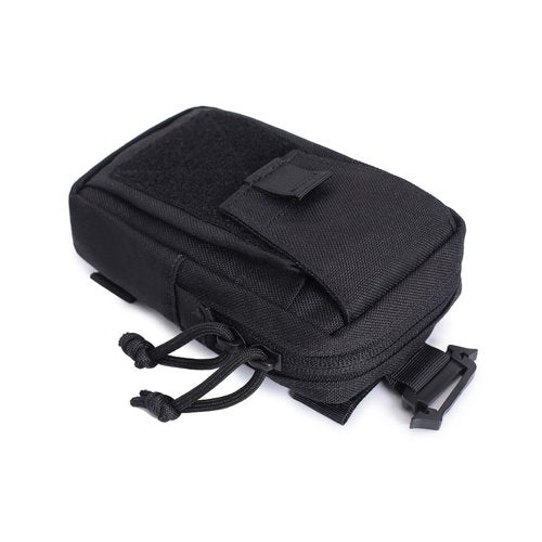 HOUSON Tactical Phone Holster, Molle EDC Belt Organizer Molle Pouches Waterproof Waist Bag for Outdoors Hunting Camping Trekking Traveling Black