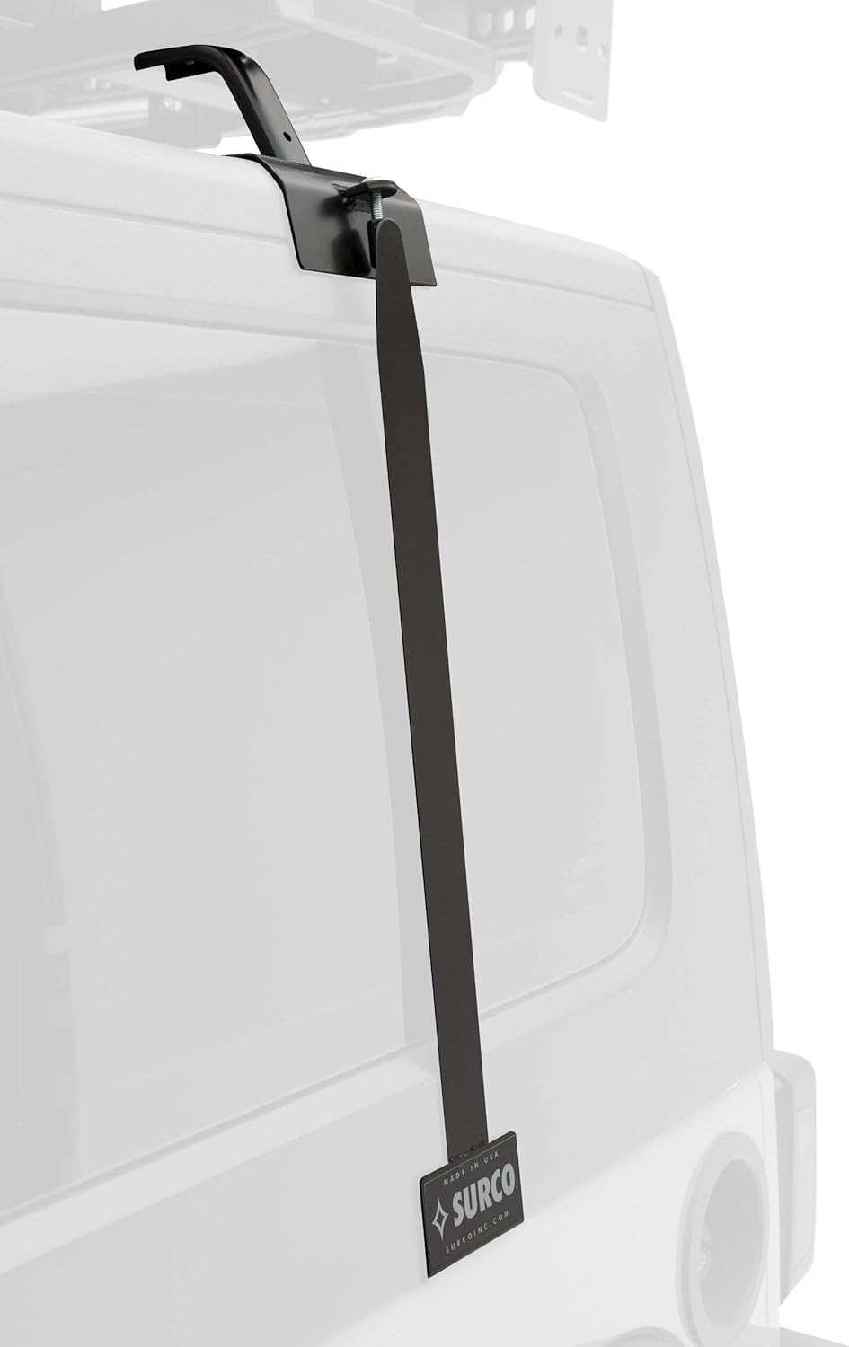 Surco J600 Roof Rack Adapter Set for Safari and Adventure Roof Racks/Crossbars - Compatible with Hardtop Equipped 2007-18 Jeep Wrangler JK; No Drilling Required