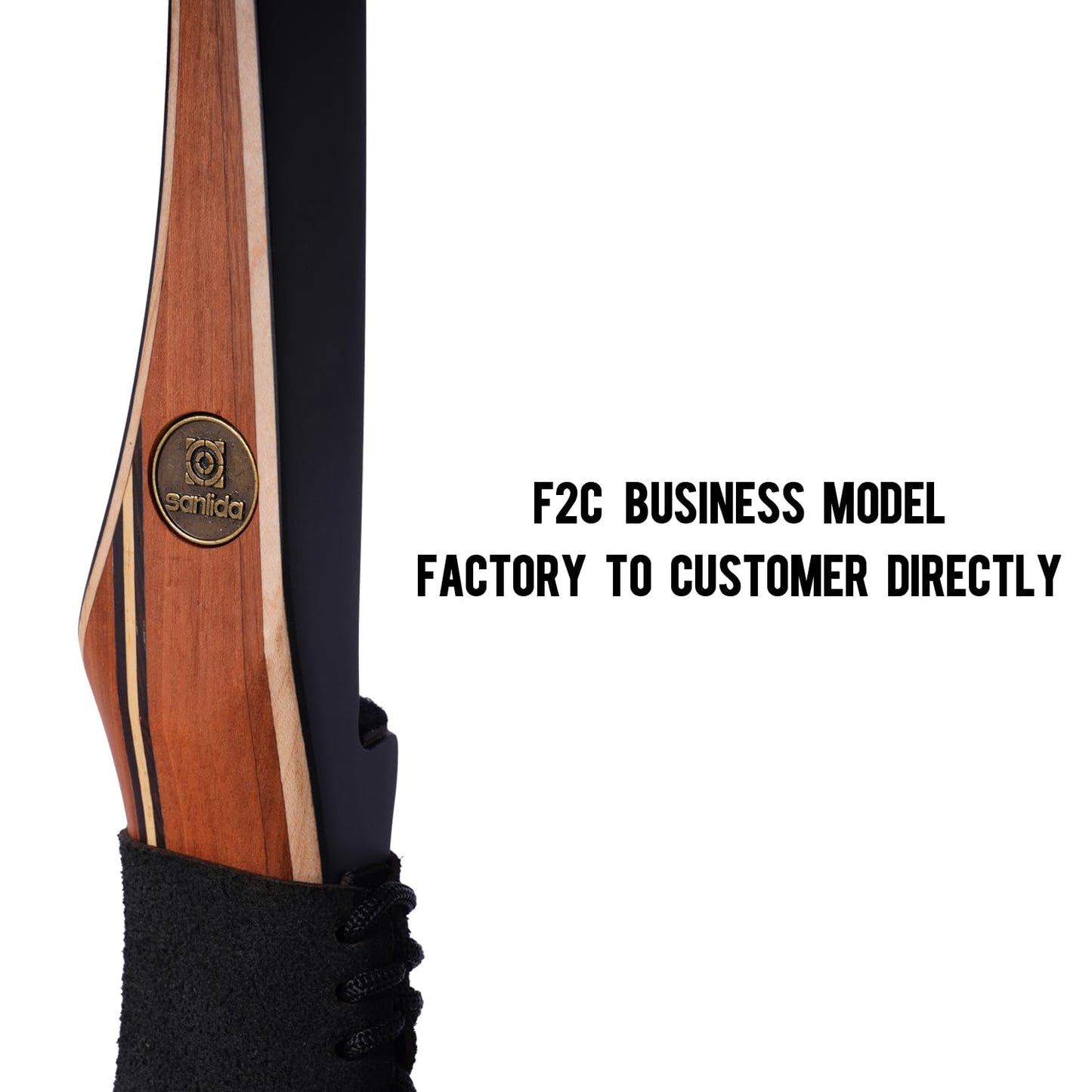 Sanlida Archery 68” Royal X8 Longbow Traditional Wooden Hunting Bow Handmade Hunting Bow and Arrows kit for Adults & Traditional Archers, RH Only (50lbs, Right Hand)