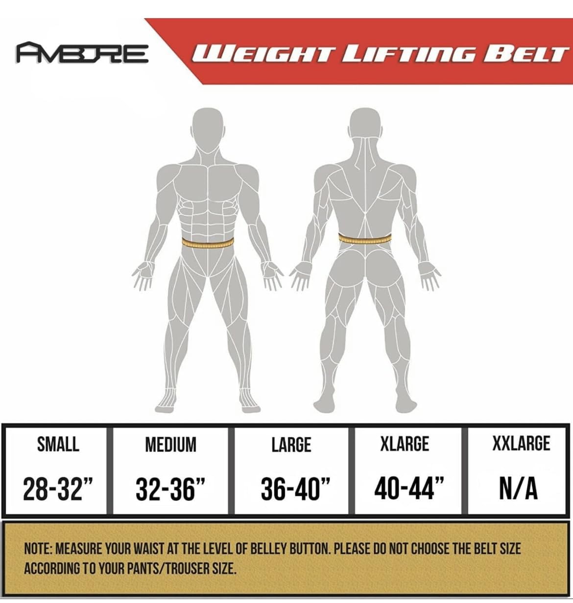 Weight Lifting Power Leather Lever Belt Gym Training Bodybuilding Belt with Buckle (Small)