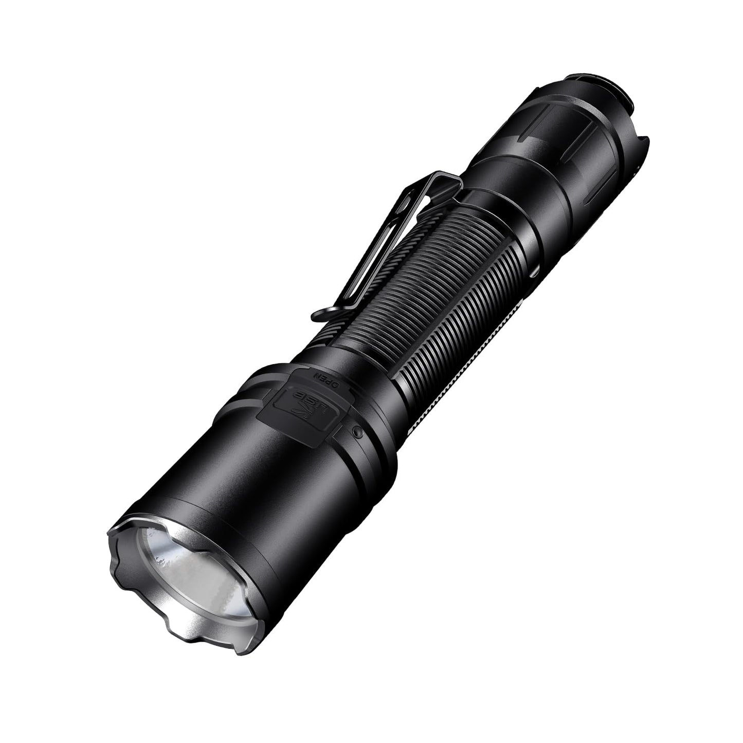 klarus EP11 1300 Lumens Tactical Flashlight, USB C Rechargeable EDC Flashlight with 2600mAh Battery, Instant Reaction Dual Tail Switches, Tactical + Outdoor Settings, Include Tactical Strobe Mode