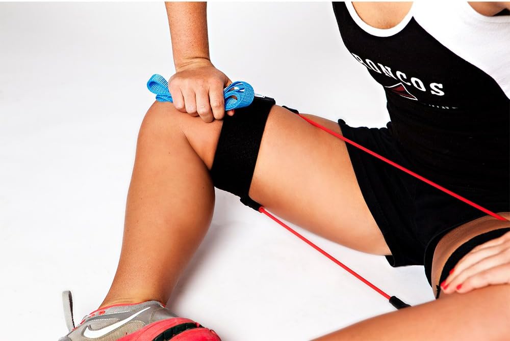 Cheer Kinetic Bands Cheerleader Flexibility and Strength Training | Improve Jumps, Stunts, Landings | 4-Level Leg Resistance Bands & 12 Stunt Strap Color Options, Digital Training Downloads