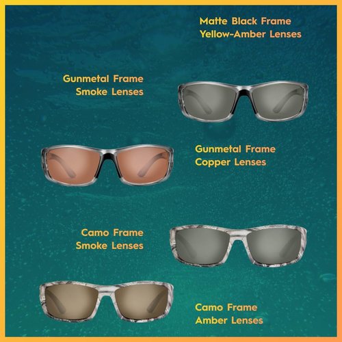 Flying Fisherman Women's Buchanan Rectangular Sunglasses