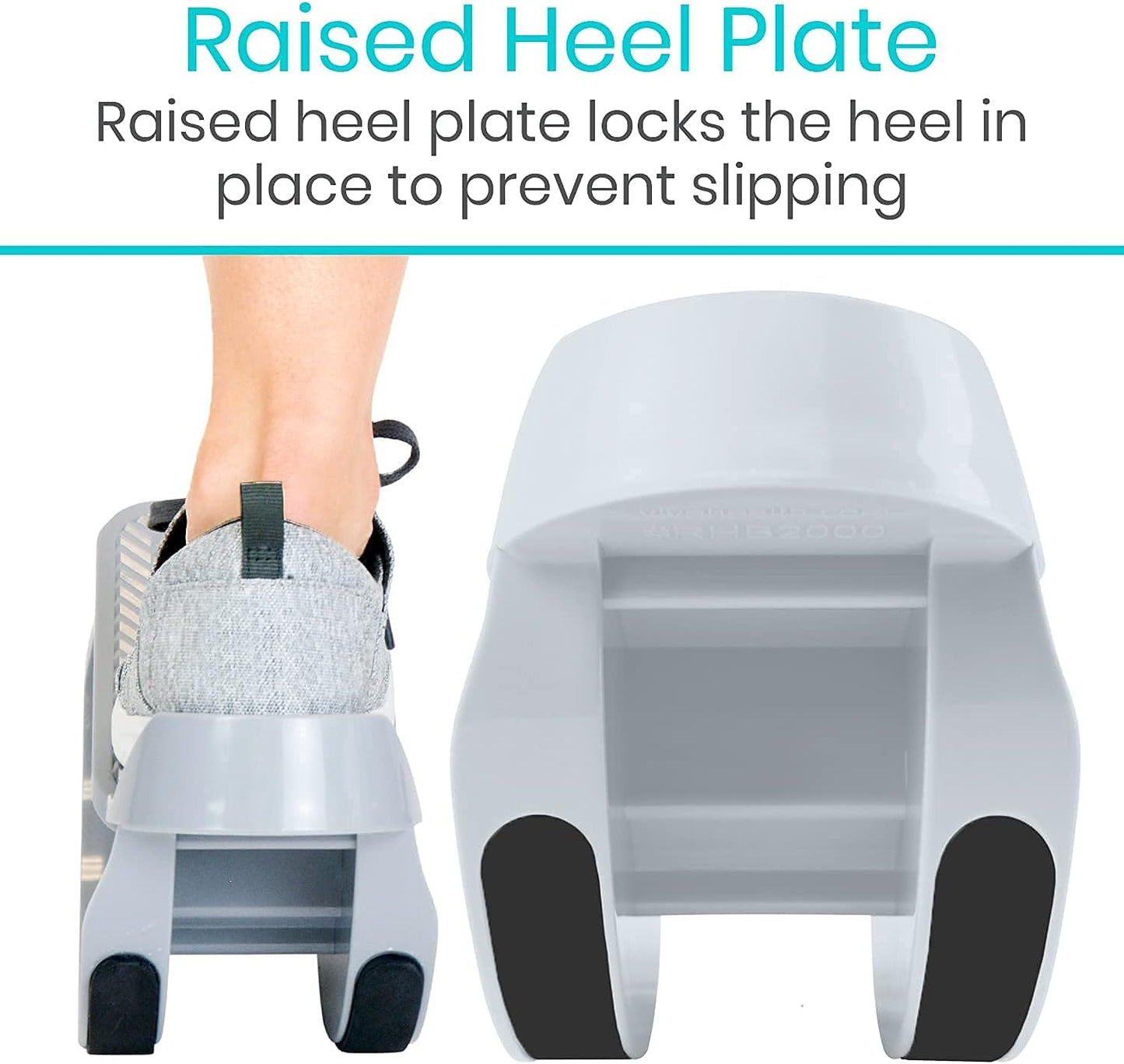 Vive Foot Rocker - Calf Stretcher for Achilles Tendinitis, Heel, Feet, Shin Splint, Plantar Fasciitis Pain Relief - Stretches Strained Leg Muscle - Ankle Wedge Stretch Improves Flexibility