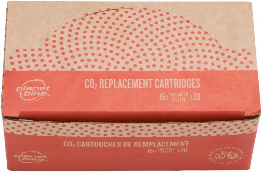 Planet Bike 16g Threaded CO2 Replacement cartridges